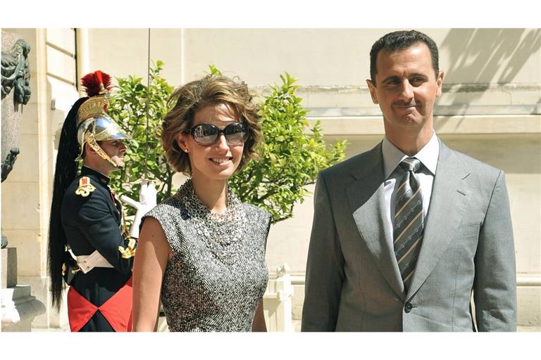 2008 waren Asma und Baschar al-Assad zum französischen Nationalfeiertag in Paris zu Gast.