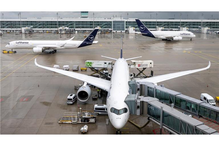 80 Prozent der geplanten Flüge am Flughafen München wurden gestrichen. (Archivbild)