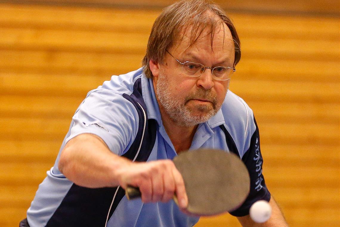 Abteilungsleiter Jürgen Wörner hat als eifriger Punktesammler einen großen Anteil an der bislang guten Saison des TV Murrhardt II in der Bezirksliga. Archivfoto: Alexander Becher