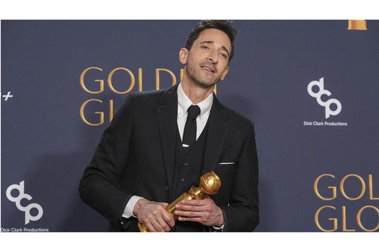 Adrien Brody setzt sich in „The Brutalist“ mit den Folgen des Holocaust auseinander. So berührend, dass er den Golden Globe als bester Drama-Darsteller holte.