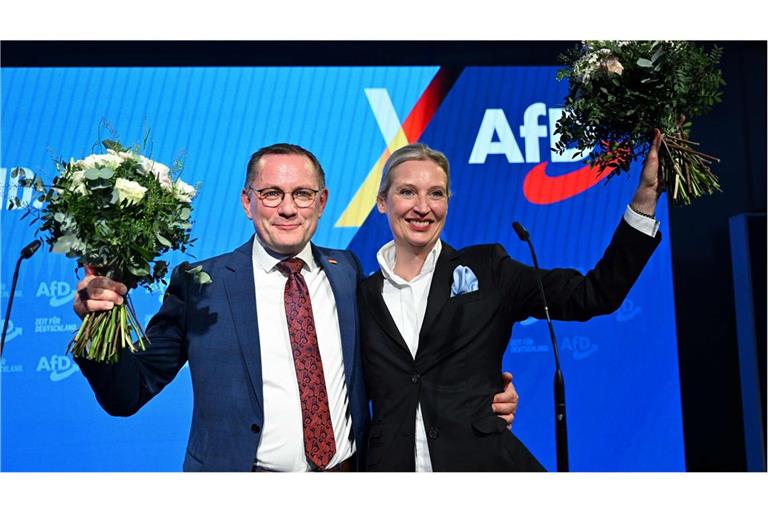 AfD-Kanzlerkandidatin Alice Weidel ist bereit für eine Regierungskoalition.