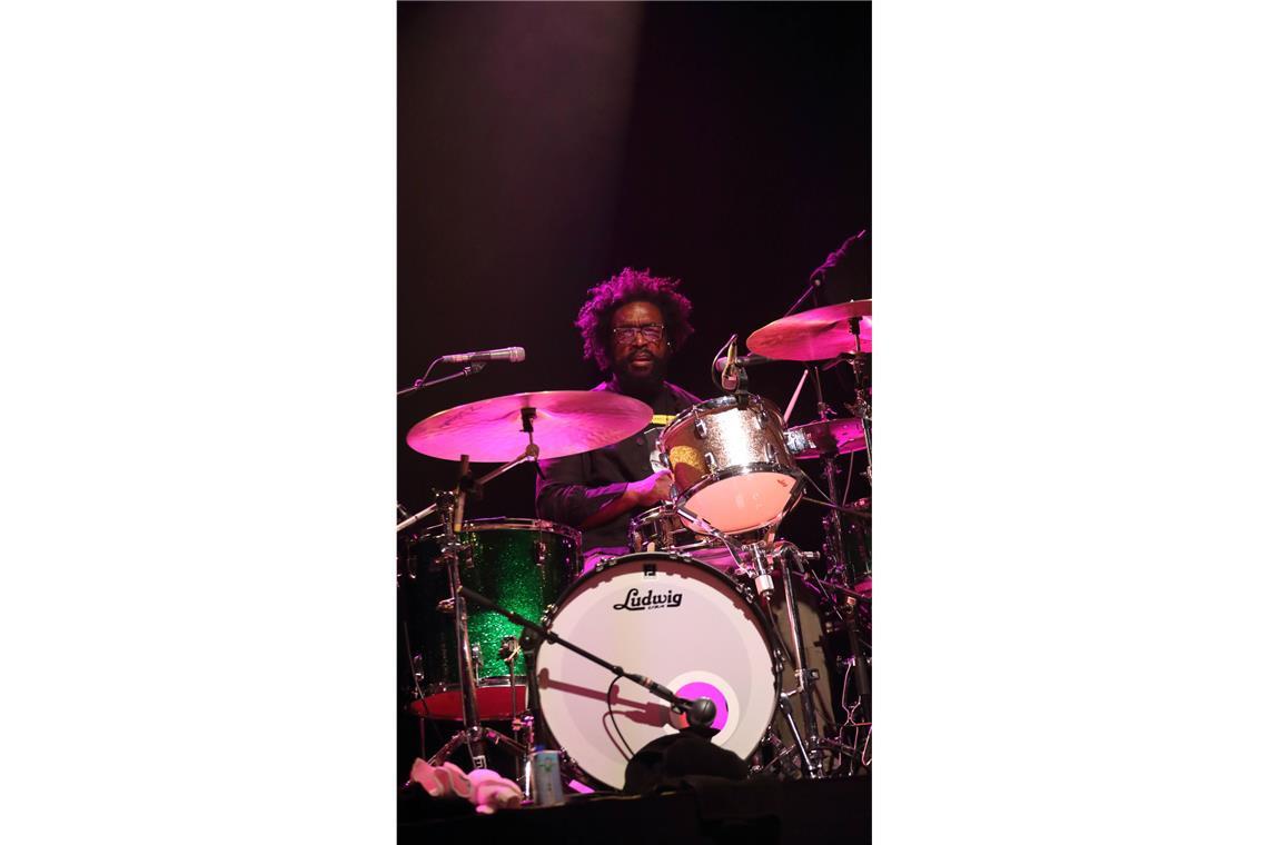 Ahmir Khalib Thompson alias Questlove von der Band The Roots bei einem Konzert in der Uber Eats Music Hall in Berlin