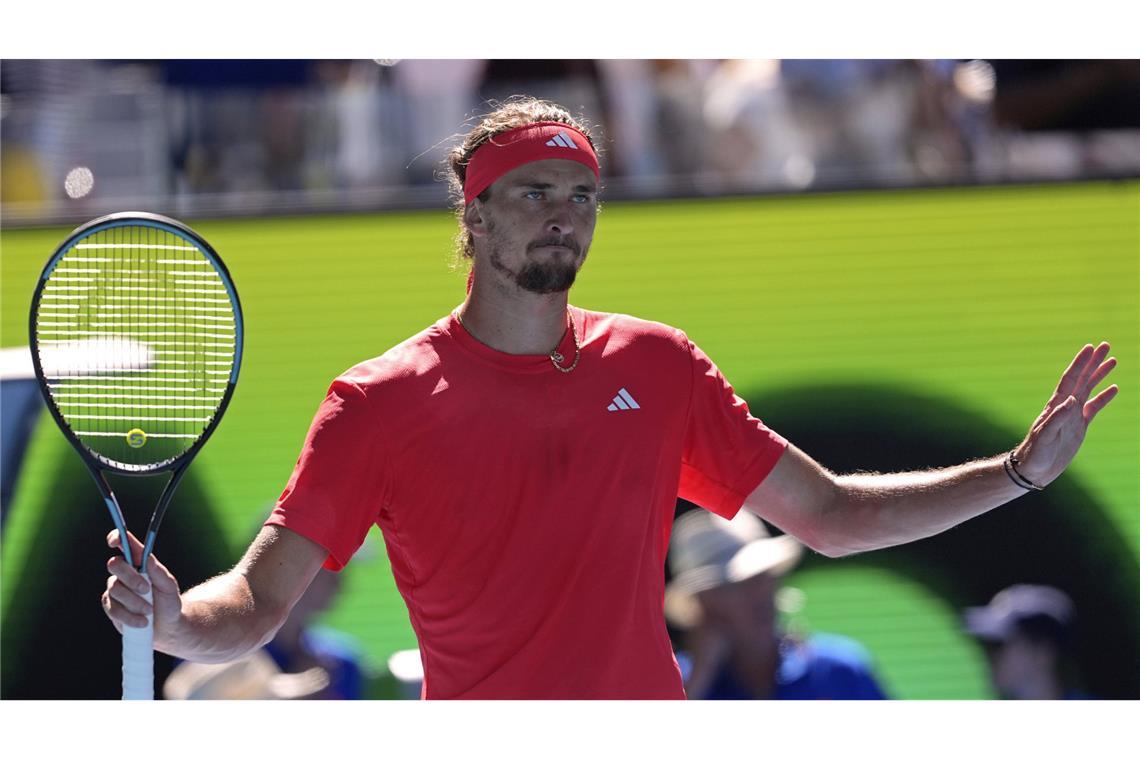 Alexander Zverev steht im Finale der Australian Open.