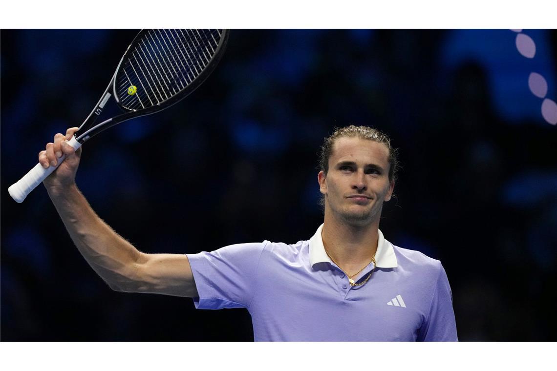 Alexander Zverev tritt in seinem zweiten Match bei den diesjährigen ATP Finals in Turin gegen Casper Ruud an.