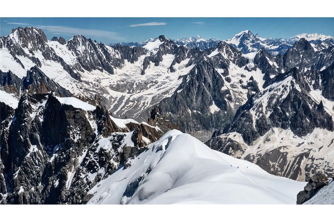 Am Mont Blanc verunglücken immer wieder Bergsteiger (Archivfoto).