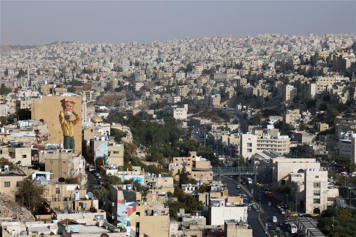 Amman vom Zitadellenhügel aus gesehen.