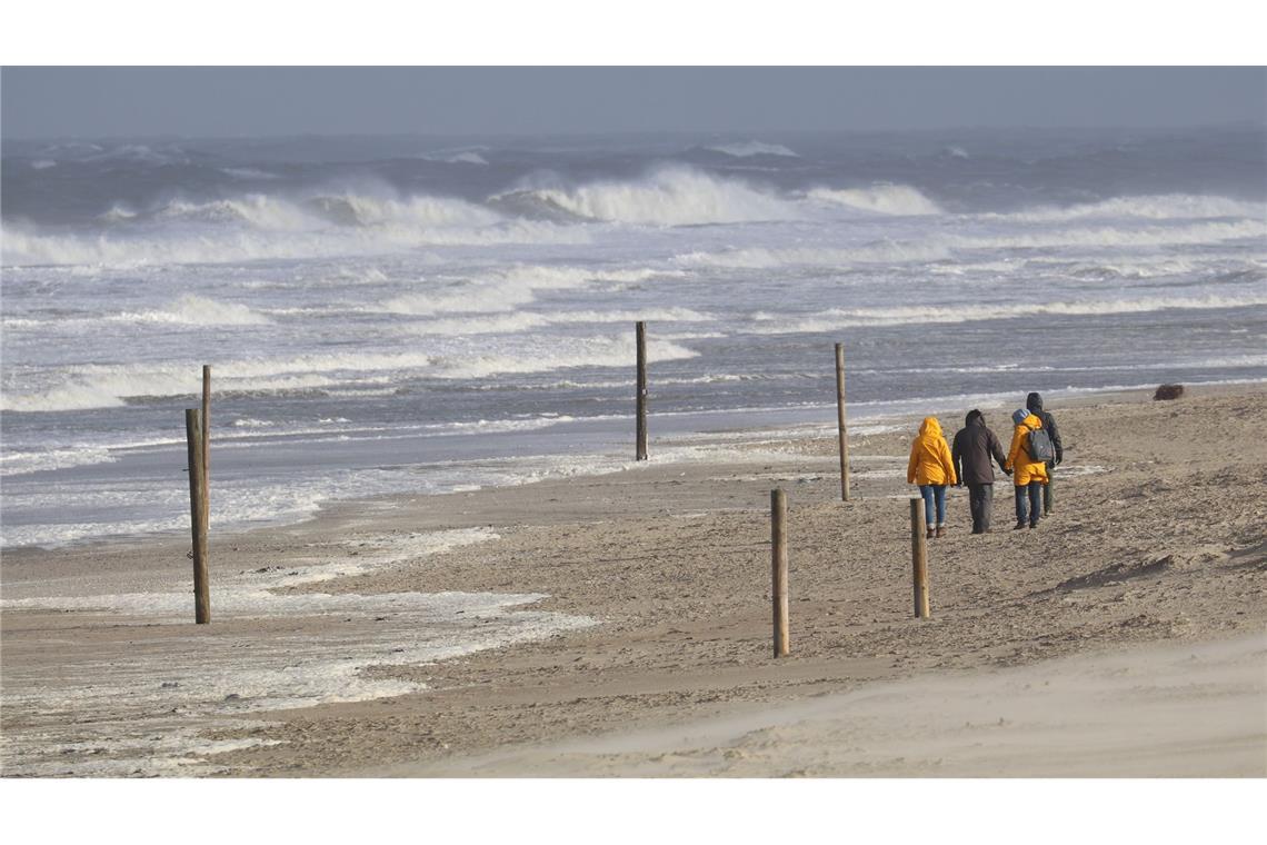 An der Nordsee wird es stürmisch. (Archivbild)