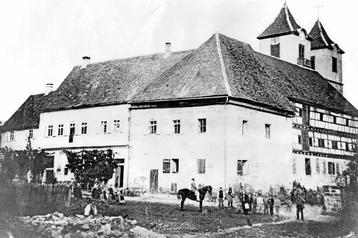 Ansicht des Murrhardter Klosters von 1832. Fotoarchiv der Stadt Murrhardt