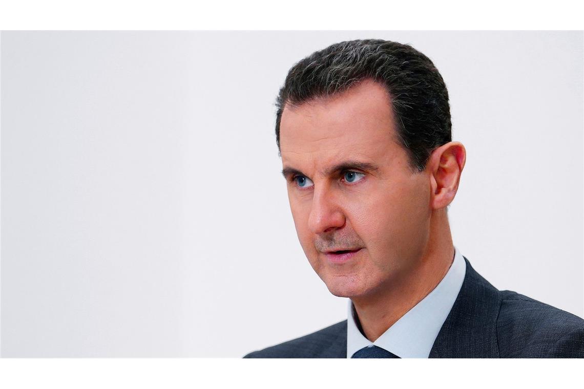 Assad verlässt Damaskus mit unbekanntem Ziel. (Archivbild)