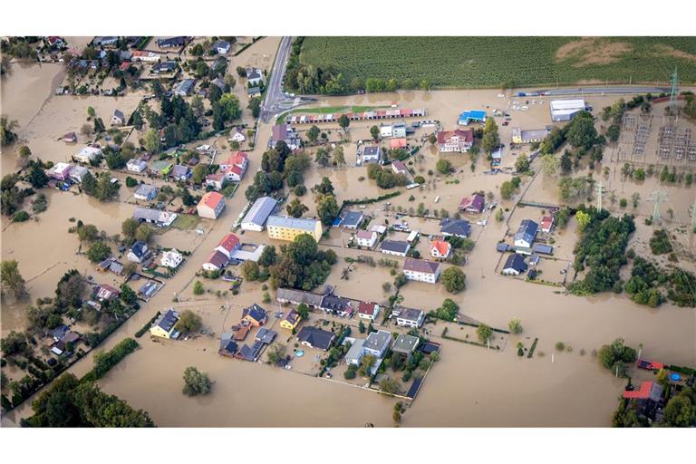 Auch die Stadt Bohumín in Tschechien leidet unter dem Jahrhunderthochwasser.