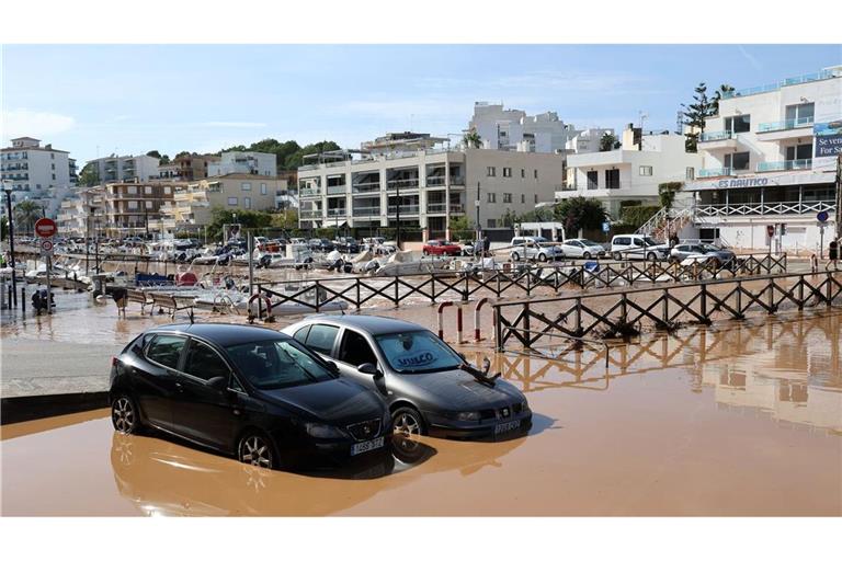 Auch im Küstenort Porto Cristo gab es Überschwemmungen.