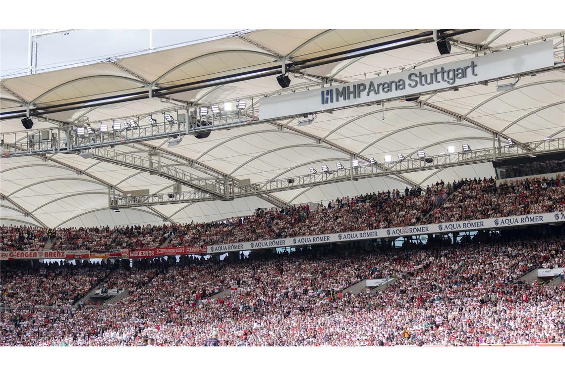 Auch Stuttgart bewirbt sich mit der MHP Arena. (Archivbild)