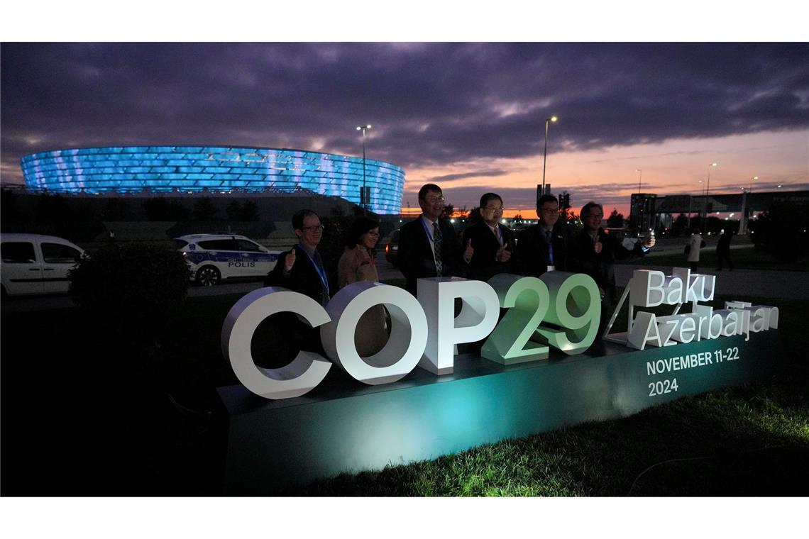 Auch viele Lobbyisten sind angereist zur COP29 in Baku.