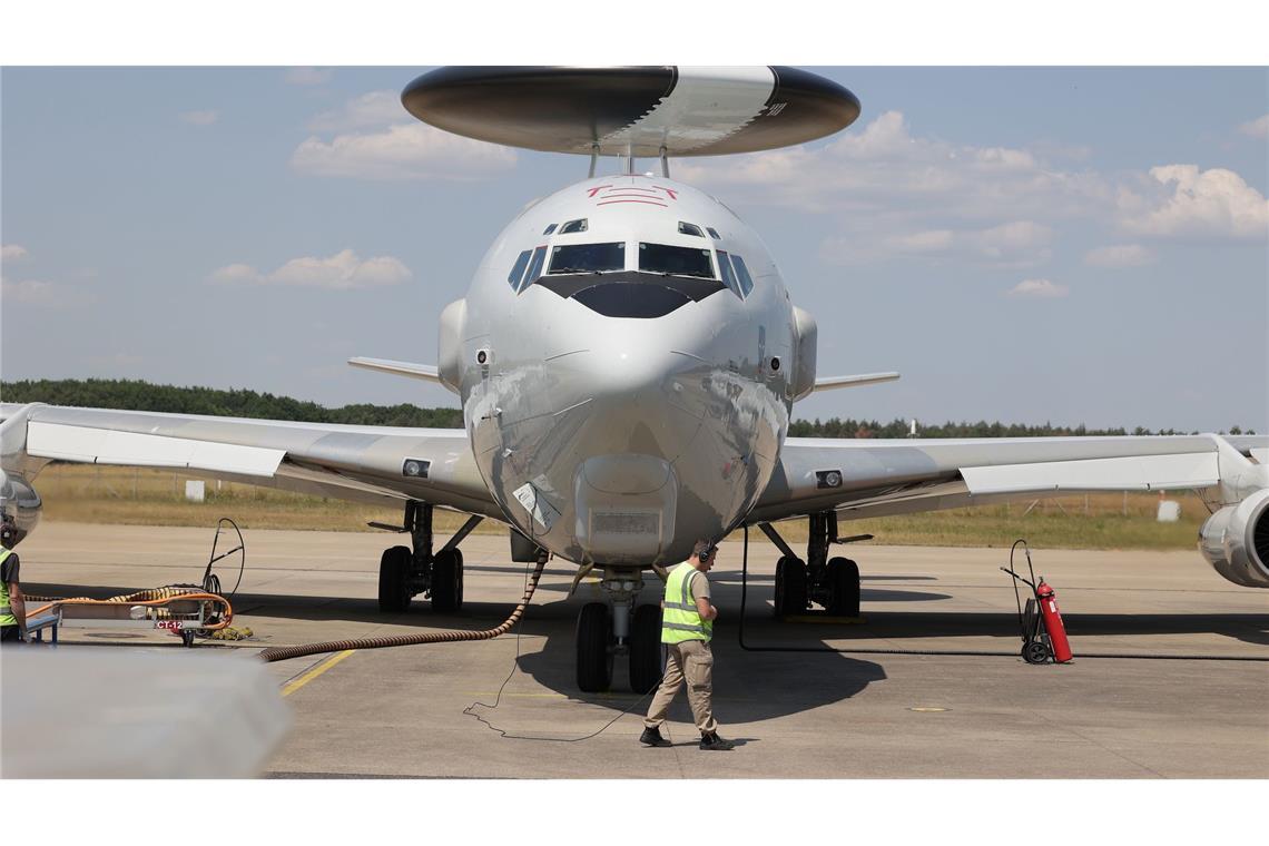 Auf dem Stützpunkt sind Awacs-Aufklärungsflugzeuge stationiert.