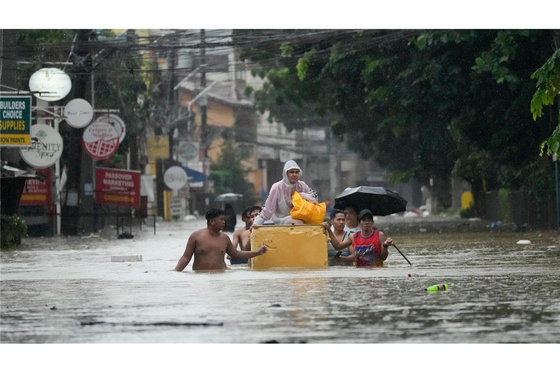 Auf den Philippinen gibt es jedes Jahr etwa 20 Taifune.