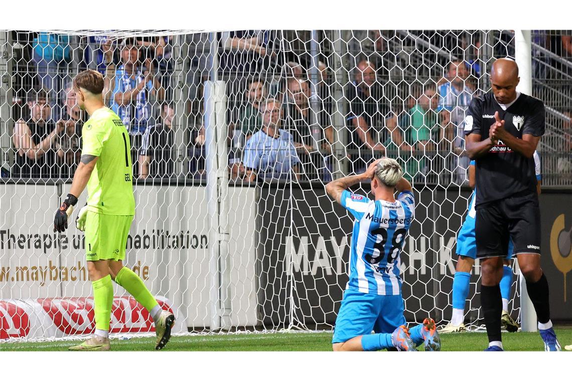 Aus der Traum für die Kickers vom DFB-Pokal