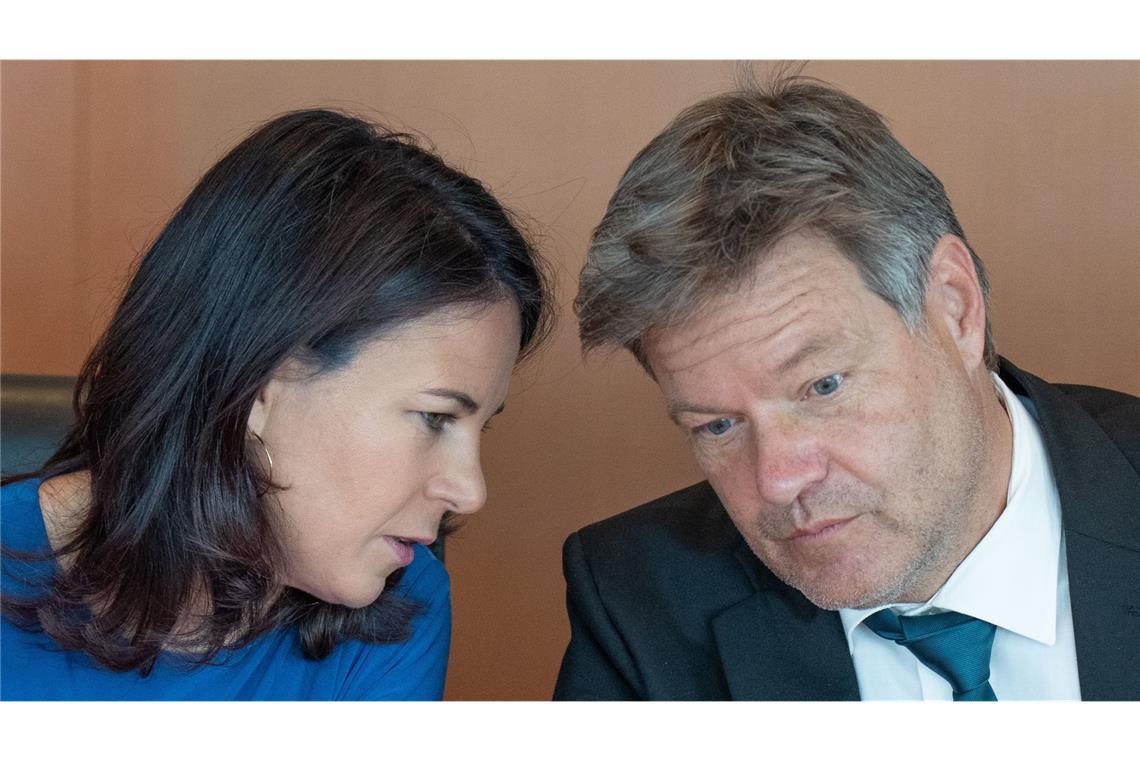 Außenministerin Annalena Baerbock und Wirtschaftsminister Robert Habeck (Archivfoto)