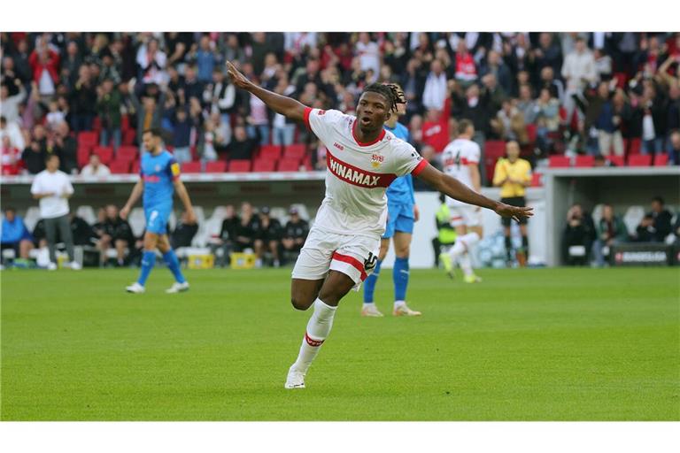 Avanciert langsam zum Überflieger: El Bilal Touré.
         
           Foto: Baumann