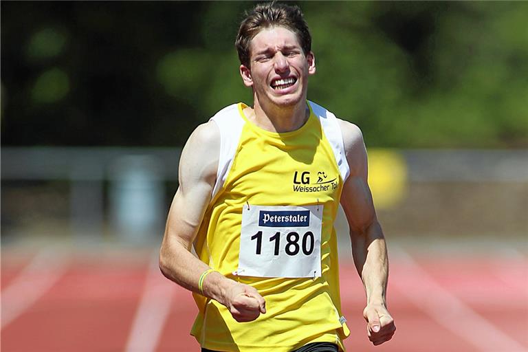 Aydin Tekdal hat beim Wettkampf nach der Coronapause in Sindelfingen mit 50,44 Sekunden über 400 Meter eine persönliche Bestzeit aufgestellt. Foto: R. Görlitz