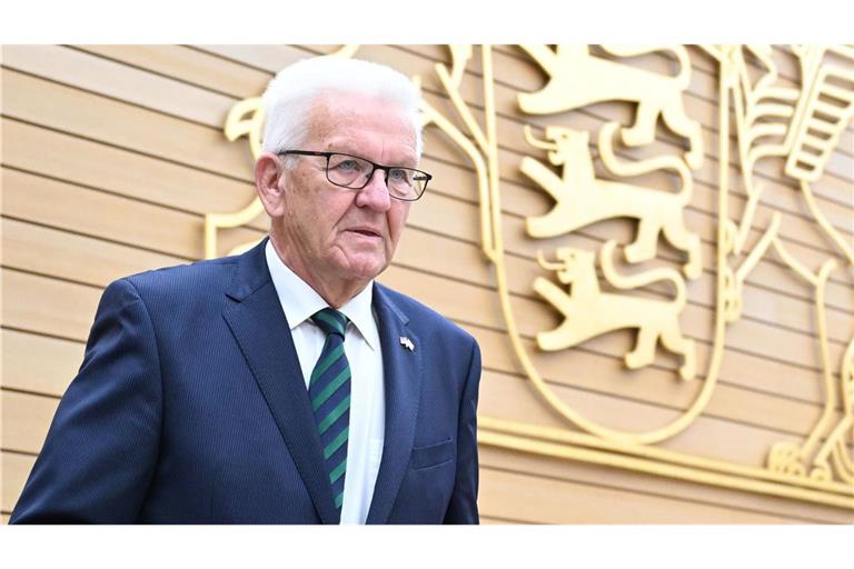 Baden-Württembergs Ministerpräsident Kretschmann warnt vor einer Vermengung von Terrorismus und Migration. (Archivfoto)