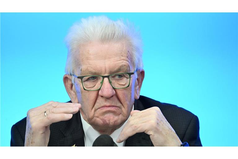 Baden-Württembergs Ministerpräsident Winfried Kretschmann (Grüne) hat nach der Todesfahrt von Mannheim seine Anteilnahme gegenüber Opfern und Angehörigen ausgedrückt (Archivfoto).