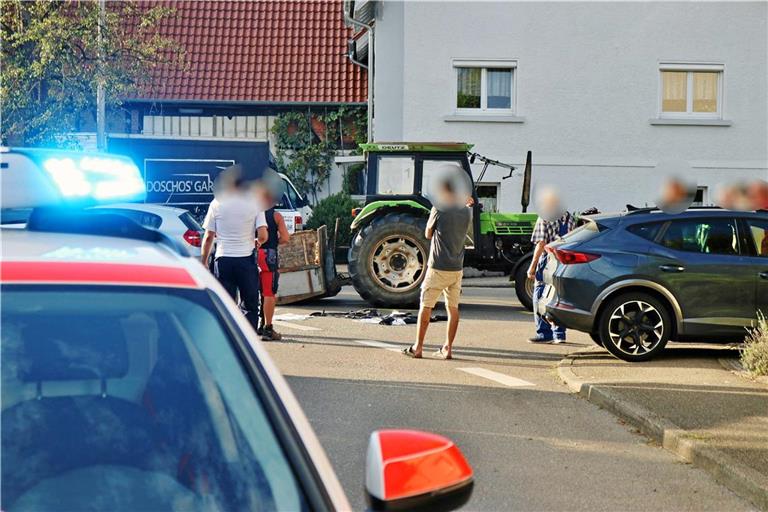 Bei dem zusammenstoß in Weissach wurde eine Person verletzt. Foto: 7aktuell.de/Kevin Lermer