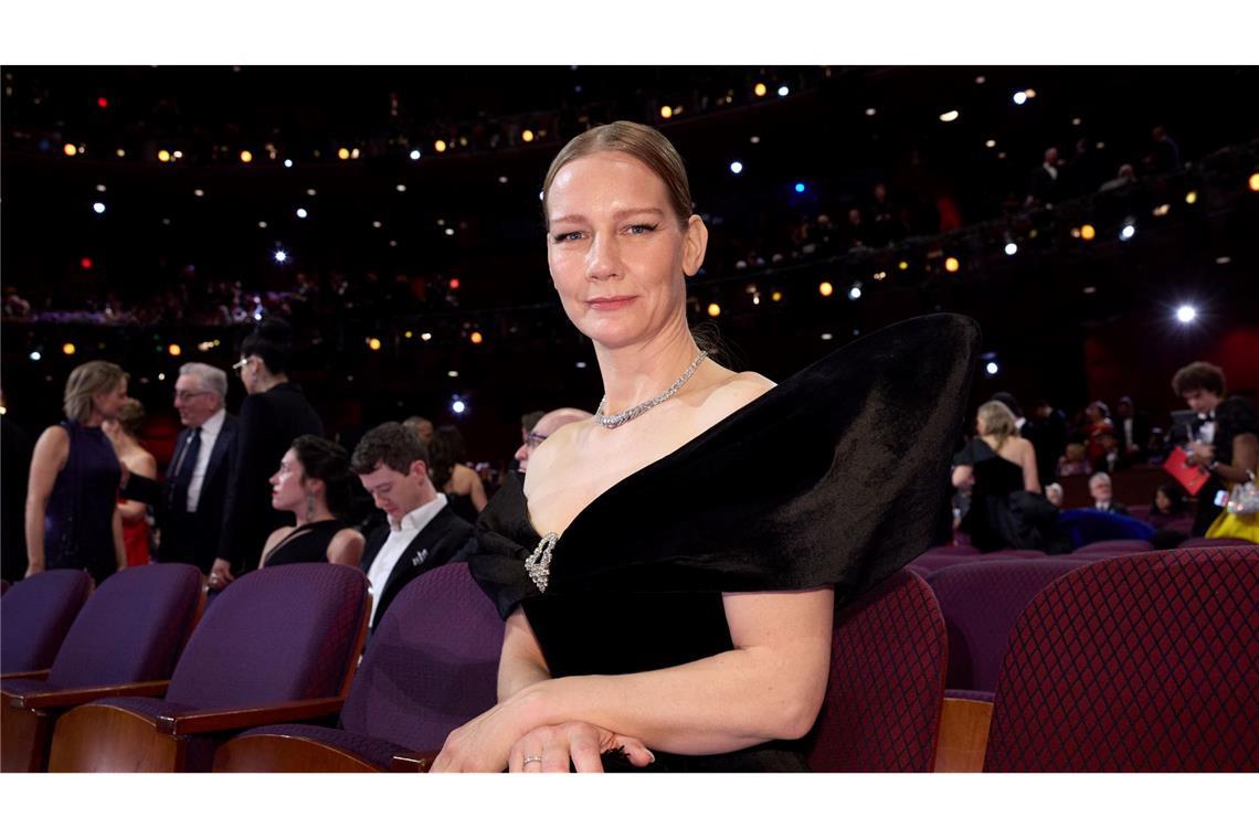 Bei den Oscars 2024 war sie der Star der Stunde und hätte beinahe gewonnen: Sandra Hüller im Zuschauerraum des Dolby Theatres in Los Angeles. (Archivfoto)