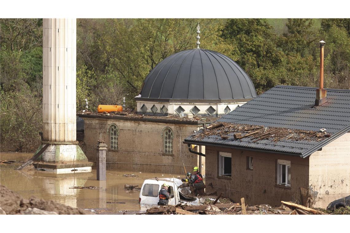 Bei den Überschwemmungen in Bosnien-Herzegowina  ...