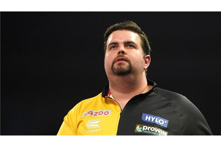 Bei der Darts-WM in London flog Gabriel Clemens in der zweiten Runde raus.