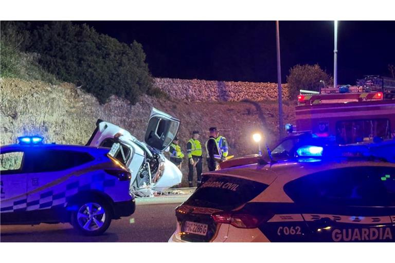 Bei einem Unfall auf Menorca gab es mehrere Tote (Handout-Foto).