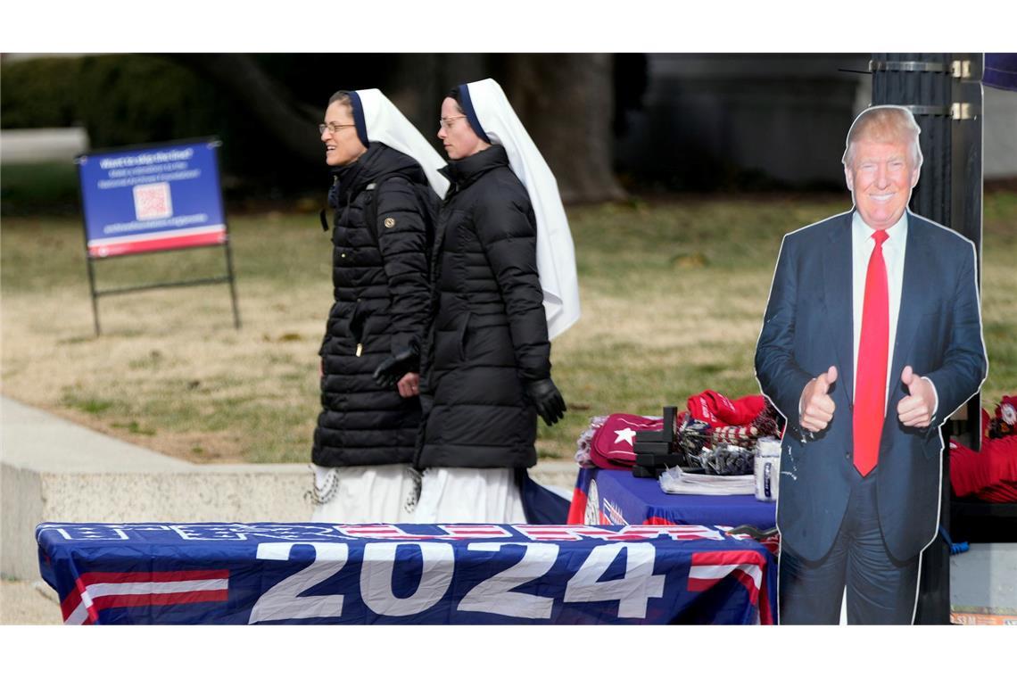 Beim "March for Life" hat Trump viele Fans.