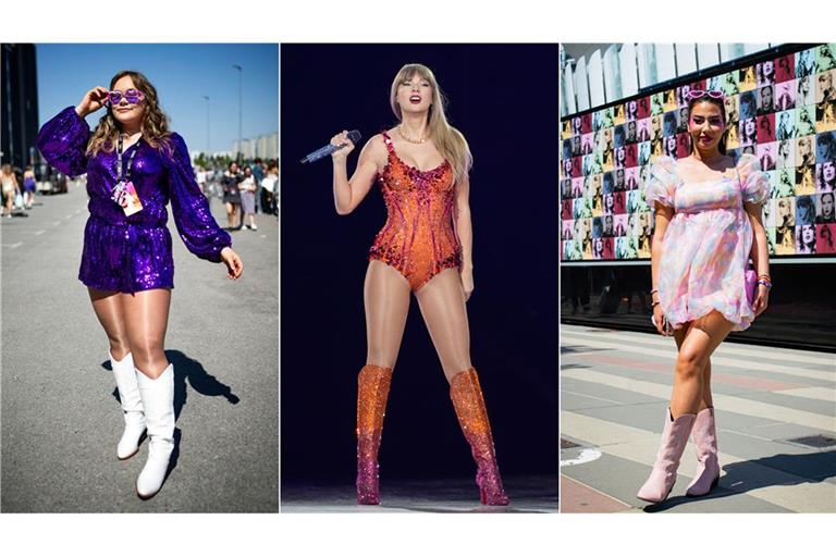 Bestimmt 16 Mal wechselt Taylor Swift bei ihren Auftritten die Outfits - ihre Fans stecken mindestes genauso viel Energie in ihre Garderobe.