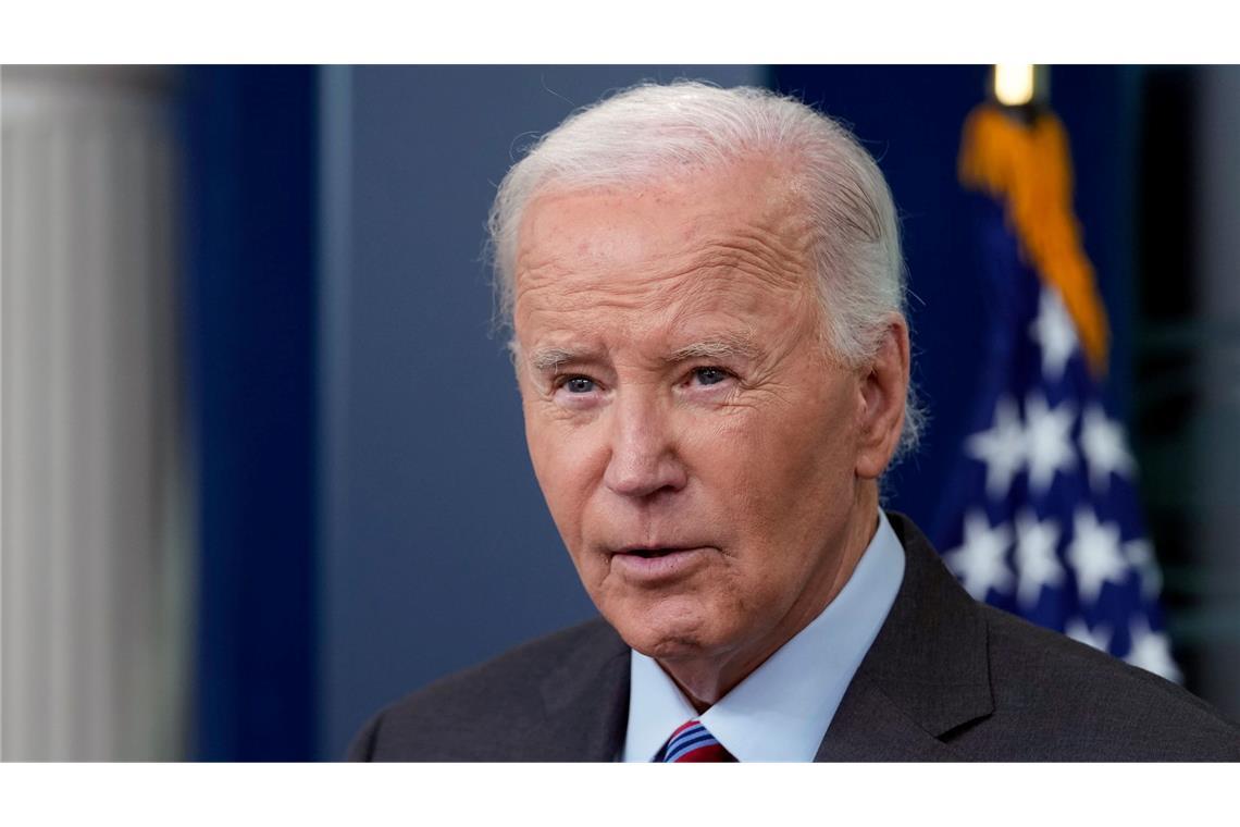 Biden spricht sich gegen Angriffe auf Irans Atom- und Ölindustrie aus.