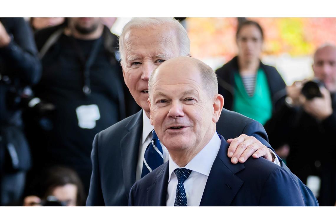 Biden und Scholz treffen sich im Berliner Kanzleramt