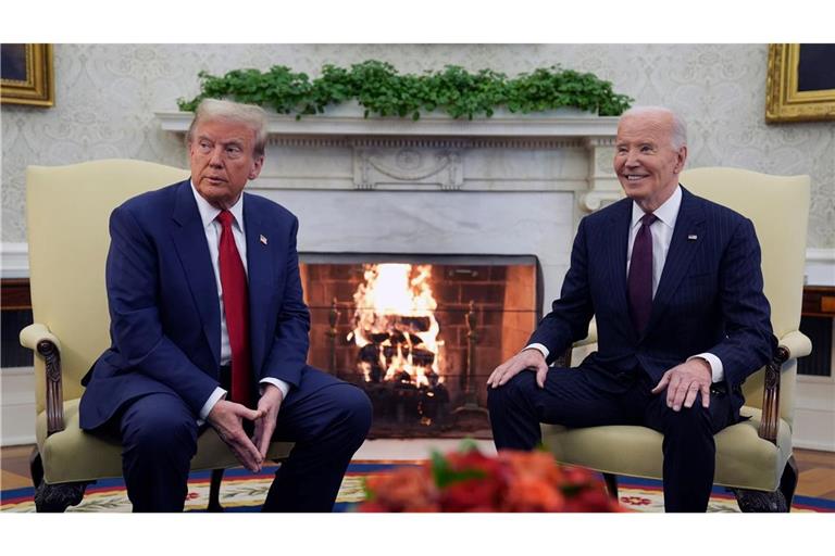 Biden und Trump beantworten keine Fragen von Journalisten.