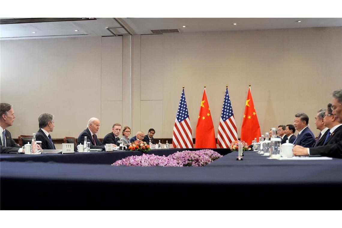 Biden und Xi treffen sich in Peru am Rande eines Gipfels.