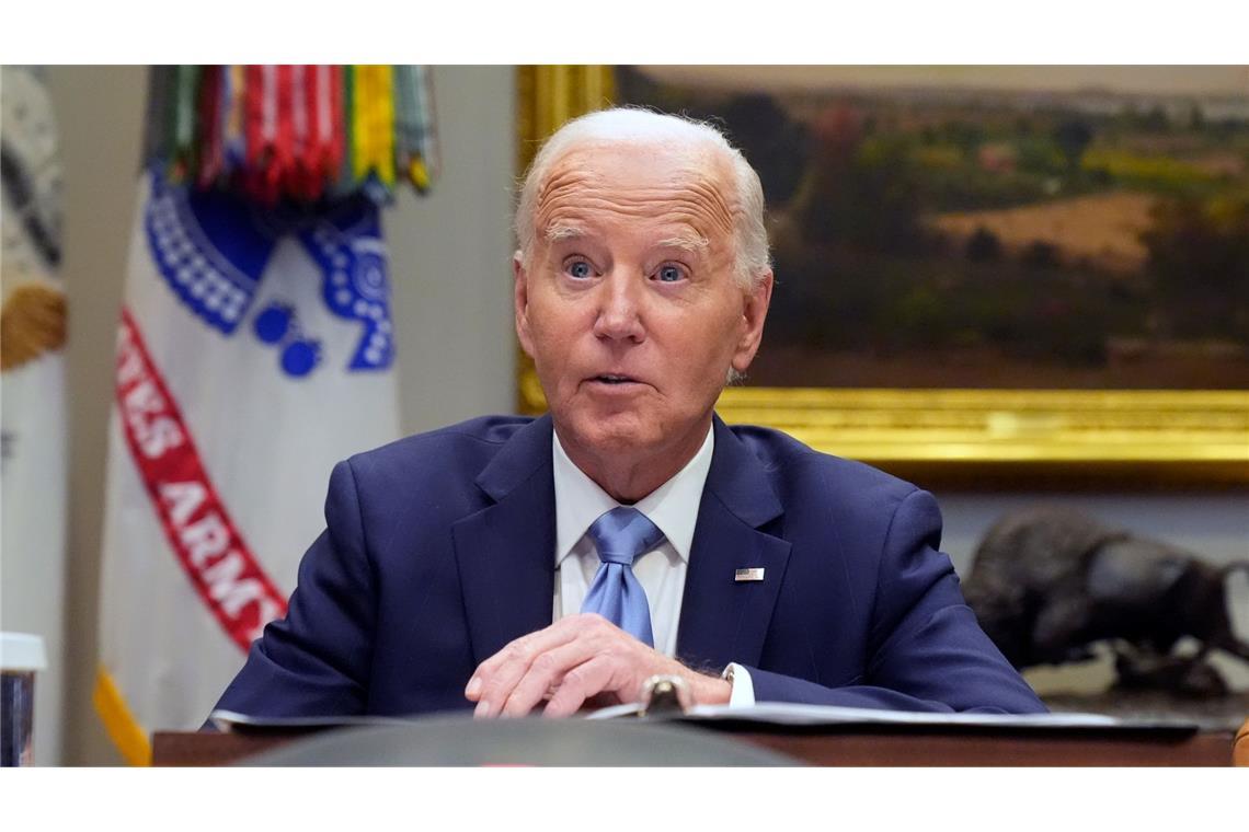 Biden wirbt für ausgewogene Reaktion.