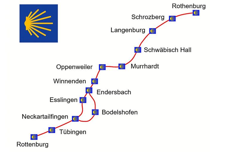 Pilgern auf dem Jakobsweg