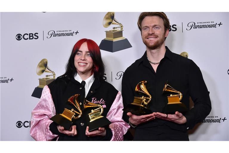 Billie Eilish und ihr Bruder Finneas haben gemeinsam schon viele Preise gewonnen. Im Blickpunkt steht aber eher die Sängerin. (Archivfoto)