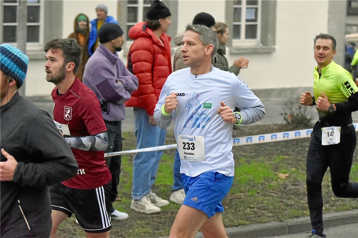 BKZ-Redaktionsleiter Kornelius Fritz auf der 10-Kilometer-Strecke.