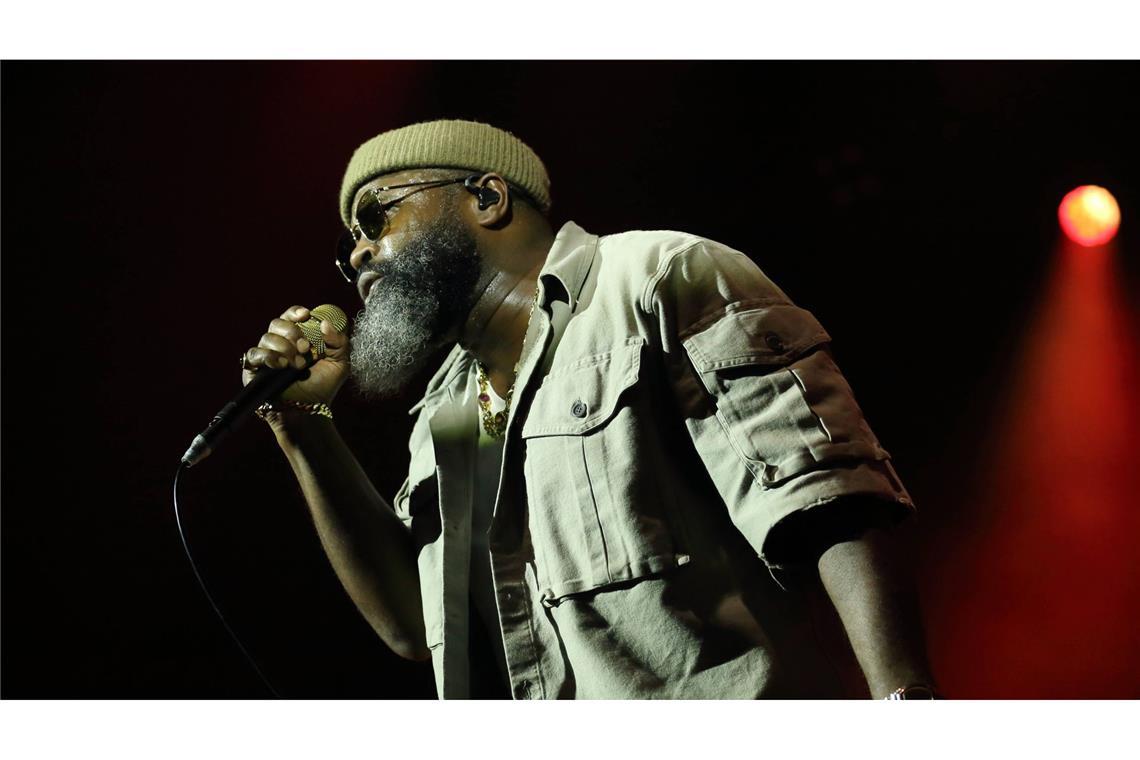 Black Thought (Tariq Trotter) von der Band The Roots am Montagabend in Berlin.