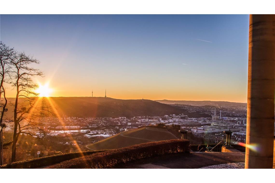 Blick von der Grabkapelle – draußen wird es im Südwesten wieder wärmer. (Archivbild)