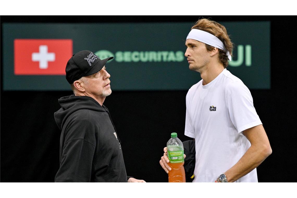 Boris Becker sieht den Druck auf Alexander Zverev steigen.