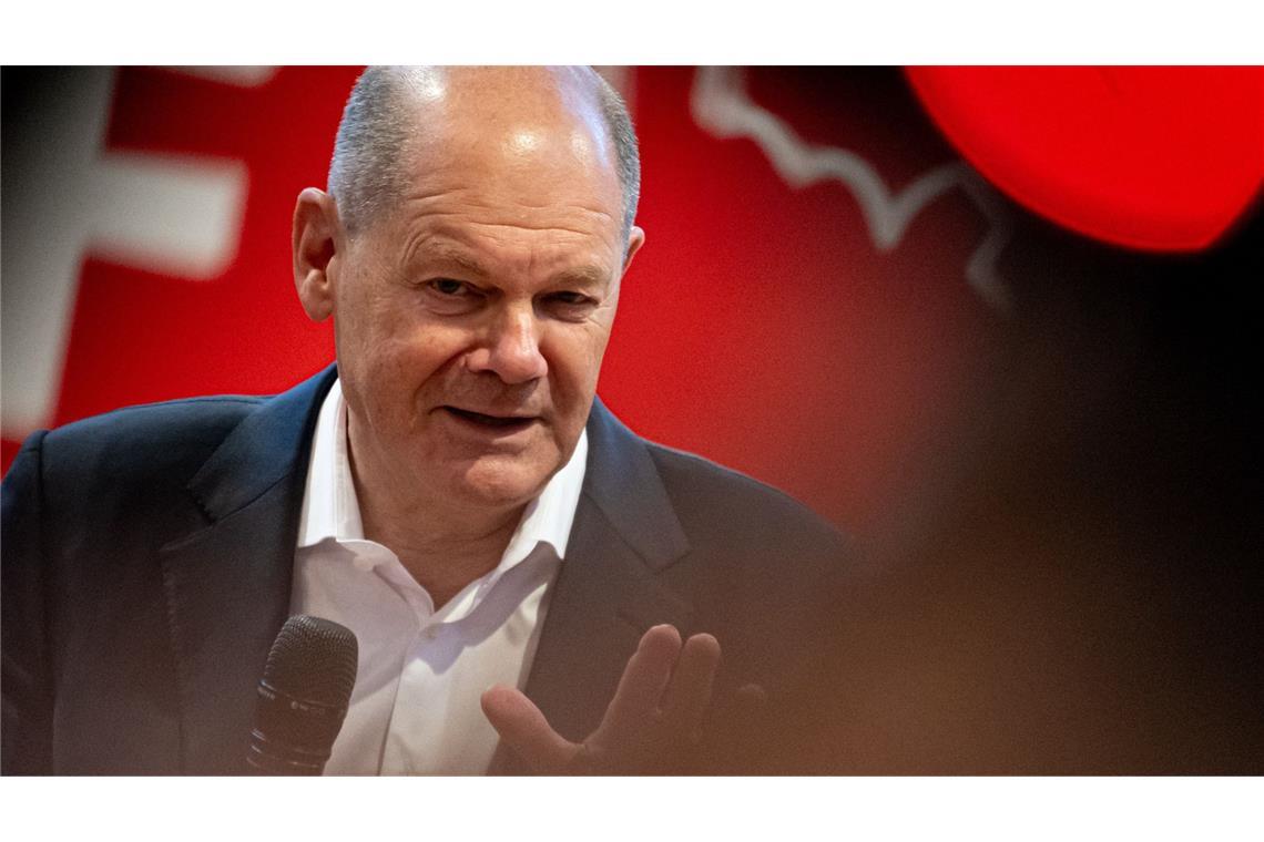 Bundeskanzler Olaf Scholz bleibt bei seinem Nein zu Taurus-Lieferungen an die Ukraine.