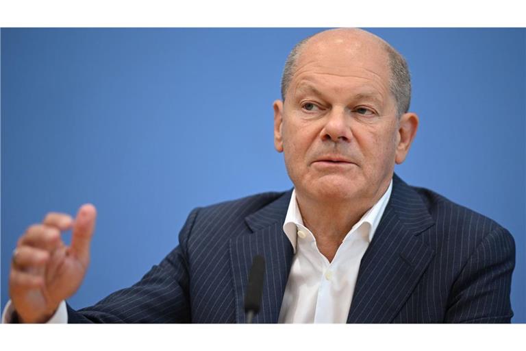 Bundeskanzler Scholz verweist auf internationale Verpflichtungen und das Grundgesetz. (Archivbild)