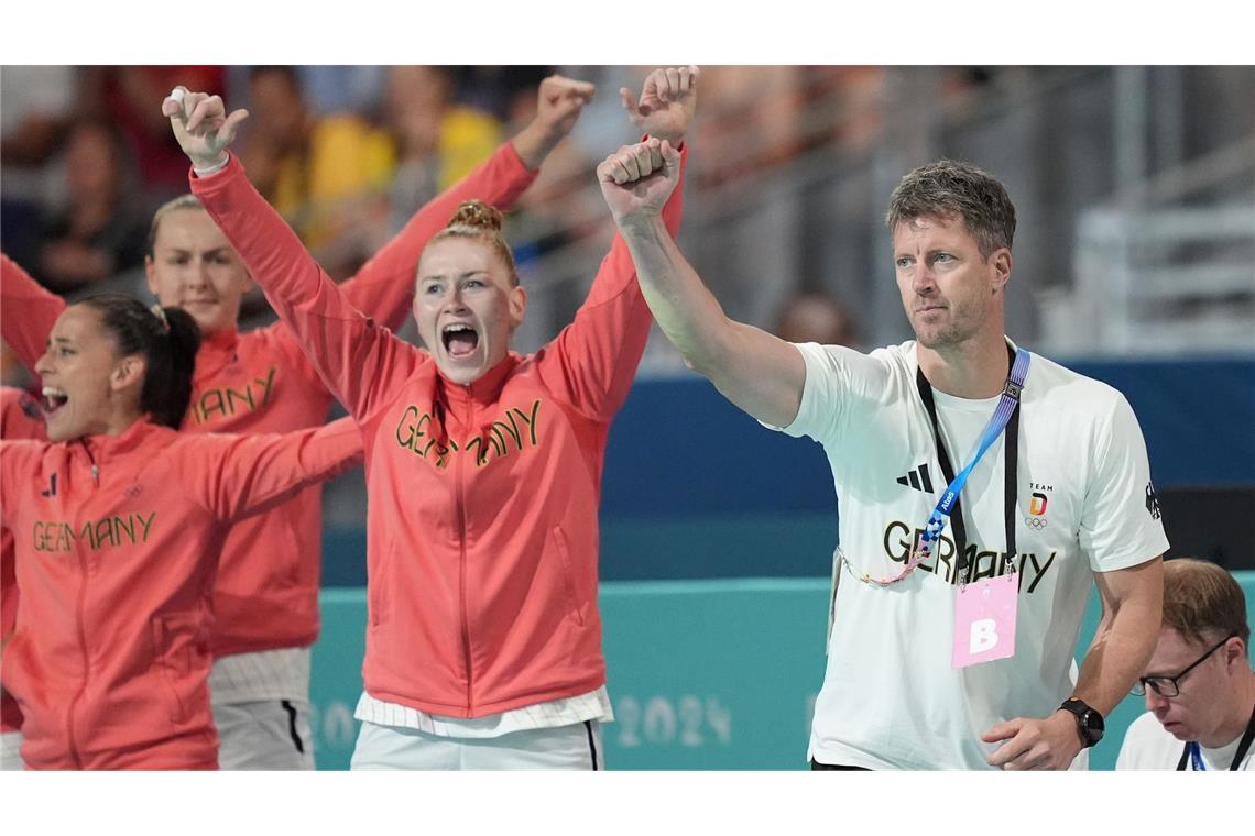 Bundestrainer Markus Gaugisch war zufrieden mit der Leistung seiner Spielerinnen.