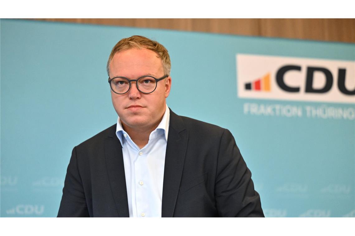 CDU-Landeschef Mario Voigt