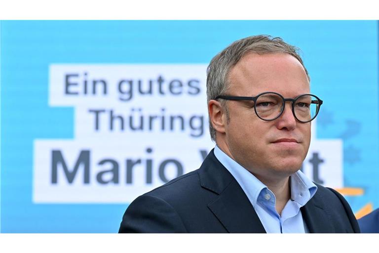 CDU-Landeschef Mario Voigt steht in Thüringen vor einer schwierigen Aufgabe.