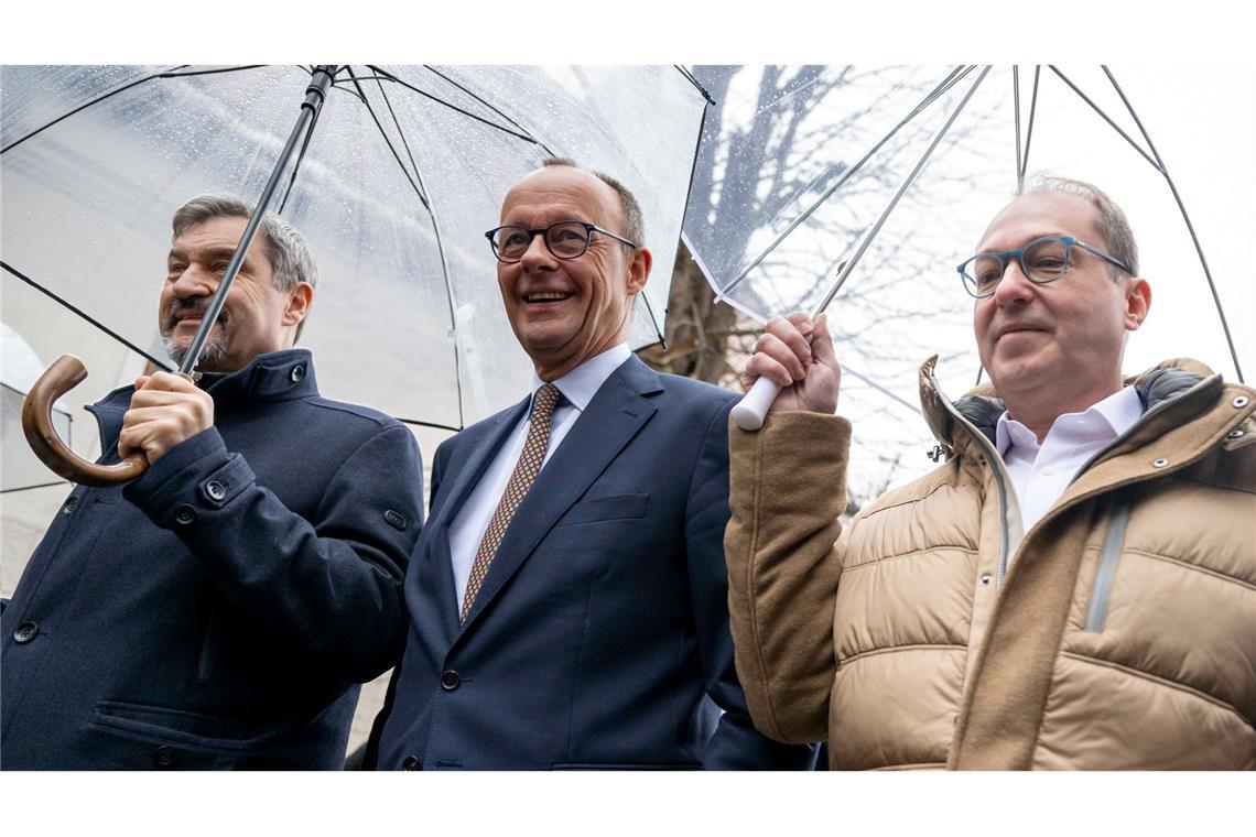 CDU und CSU demonstrieren bei der Winterklausur im Kloster Seeon Geschlossenheit.