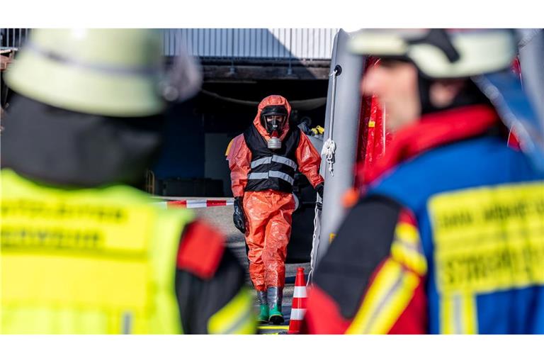 Chlorgasunfall verletzt fünf Menschen.